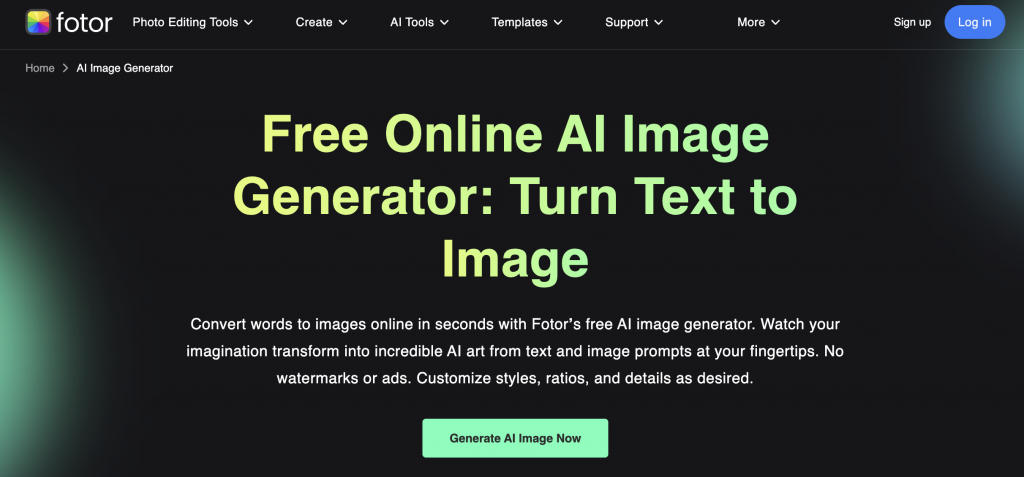 Free Online AI Image Generator Turn Text to Image